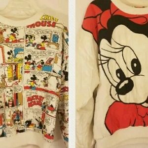 Minnie Mouse Reversible Puffy Sweatershirt With Co